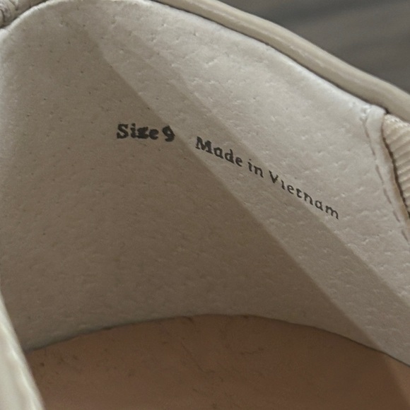 Anthropologie Dolce Vita Raffia Espadrille Platform Cream Loafers Size 9 - Picture 6 of 10